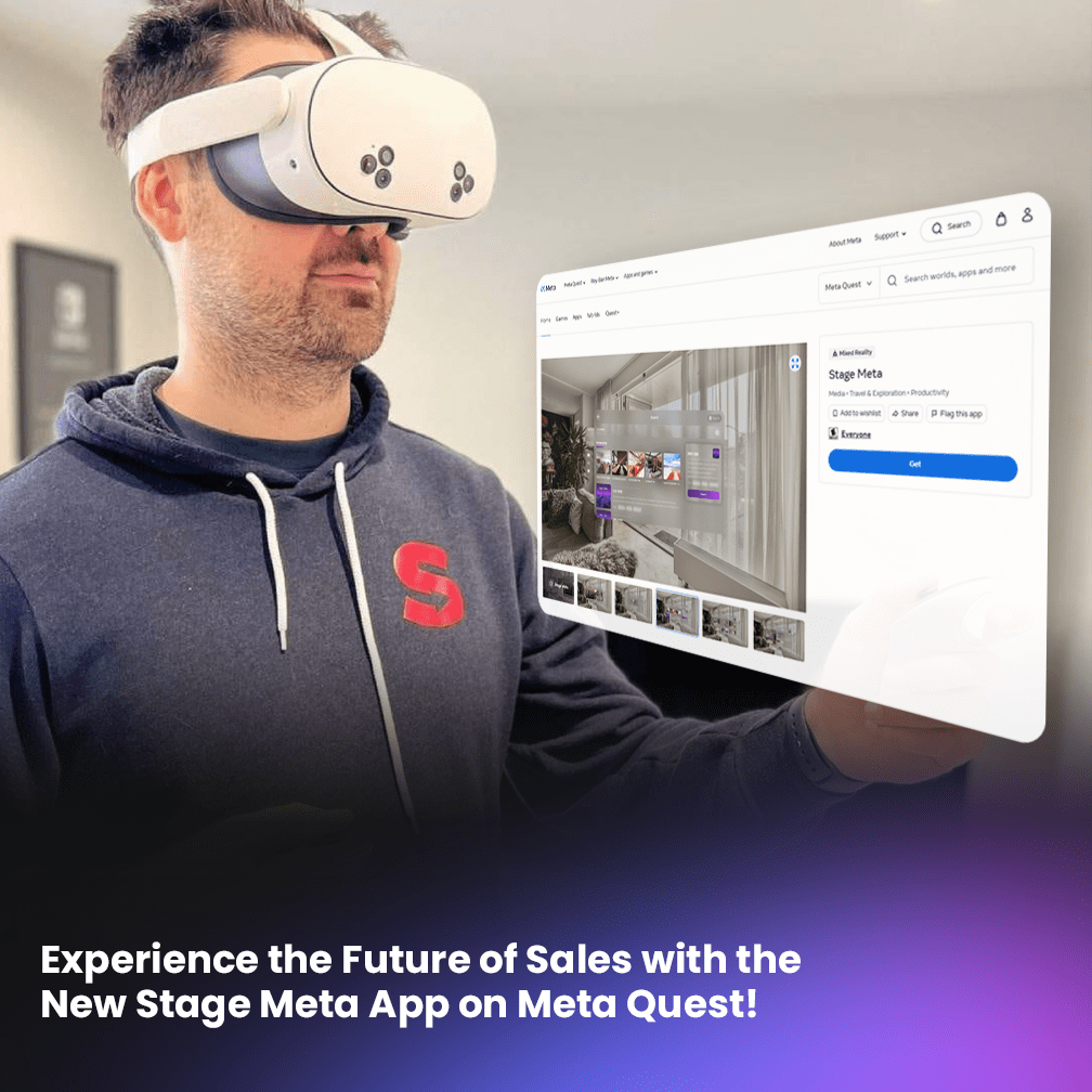 Experience the Future of Sales with the New Stage Meta App on Meta Quest!